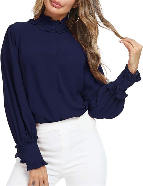 amazon long sleeve blouses